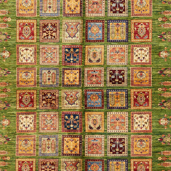 Abstract Saddle Brown Modern Rug, abs688