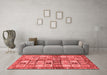 Modern Red Washable Rugs