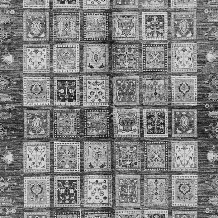 Abstract Gray Modern Rug, abs689gry