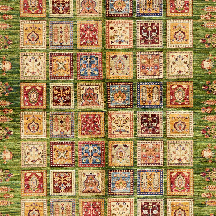 Machine Washable Abstract Saddle Brown Rug, wshabs689