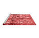 Modern Red Washable Rugs