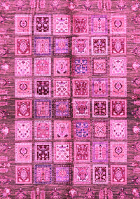 Abstract Pink Modern Rug, abs689pnk