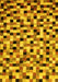 Machine Washable Abstract Yellow Modern Rug, wshabs68yw