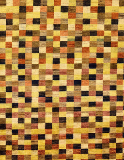 Abstract Orange Modern Rug, abs68