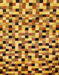 Abstract Orange Modern Rug, abs68