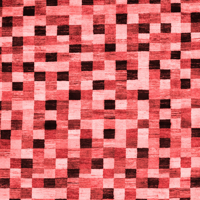 Abstract Red Modern Area Rugs