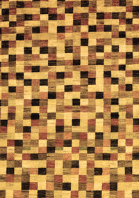 Abstract Brown Modern Rug, abs68brn