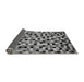 Sideview of Abstract Gray Modern Rug, abs68gry