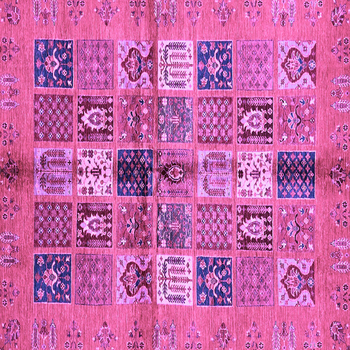 Square Abstract Purple Modern Rug, abs690pur