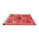 Modern Red Washable Rugs