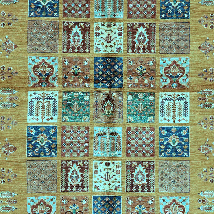 Abstract Light Blue Modern Rug, abs690lblu