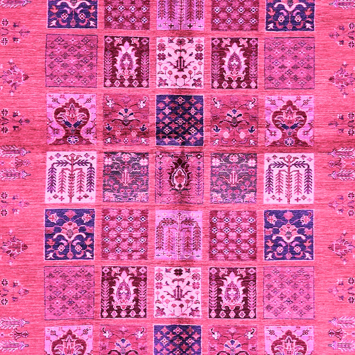 Machine Washable Abstract Pink Modern Rug, wshabs690pnk