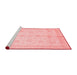 Modern Red Washable Rugs