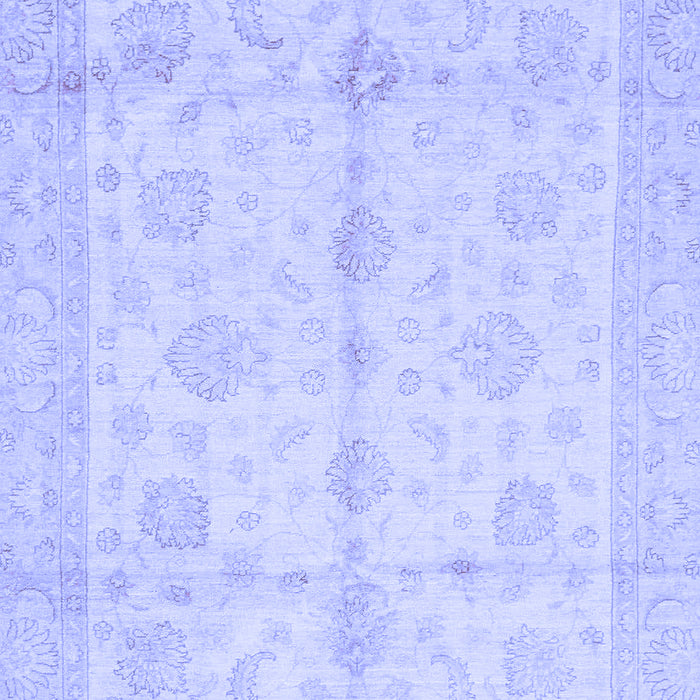 Machine Washable Abstract Blue Modern Rug, wshabs691blu