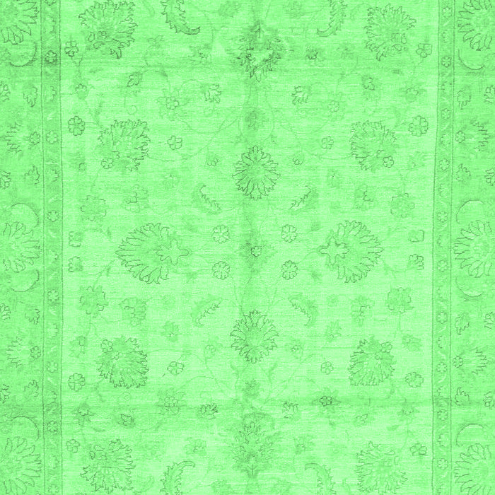 Machine Washable Abstract Emerald Green Modern Area Rugs, wshabs691emgrn
