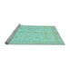 Sideview of Machine Washable Abstract Light Blue Modern Rug, wshabs691lblu