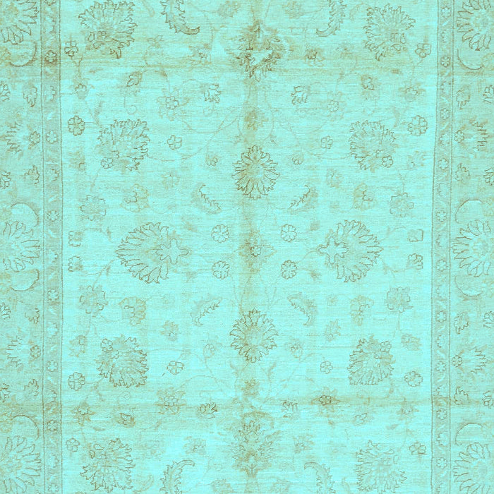 Abstract Light Blue Modern Rug, abs691lblu