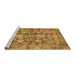 Sideview of Machine Washable Oriental Brown Traditional Rug, wshabs692brn