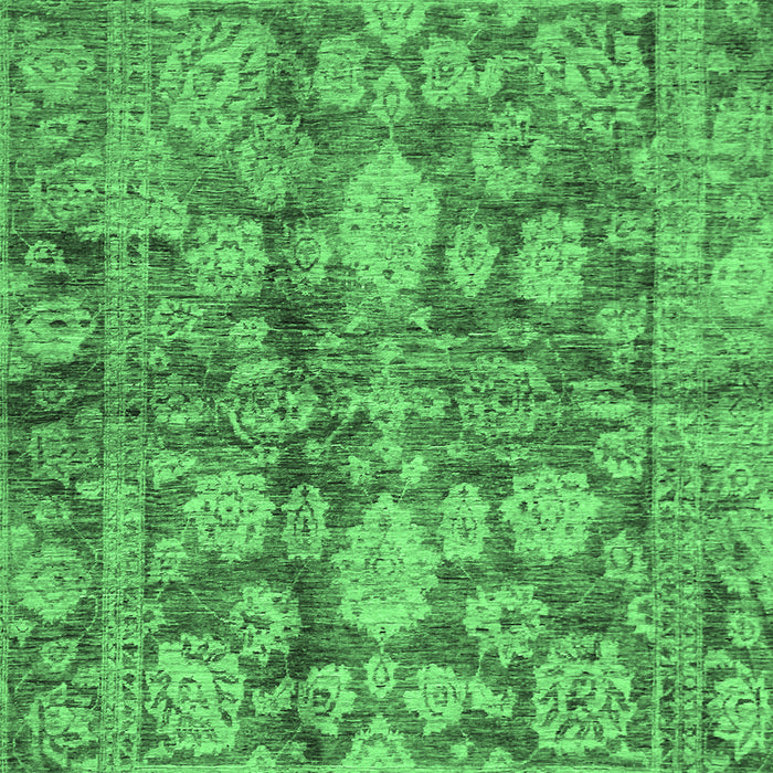 Oriental Emerald Green Traditional Rug, abs692emgrn