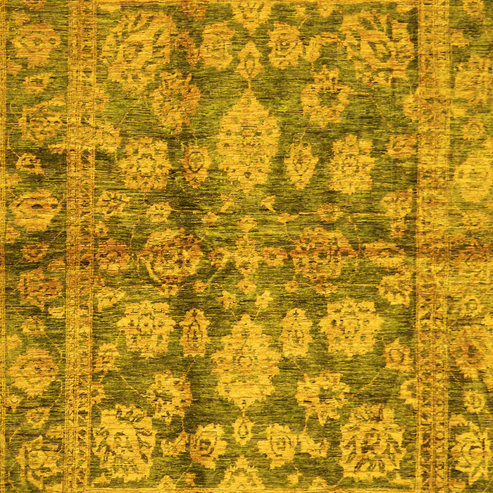 Oriental Yellow Traditional Rug, abs692yw