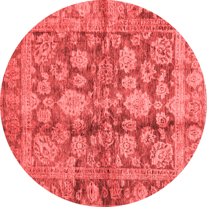 Machine Washable Oriental Red Traditional Rug, wshabs692red