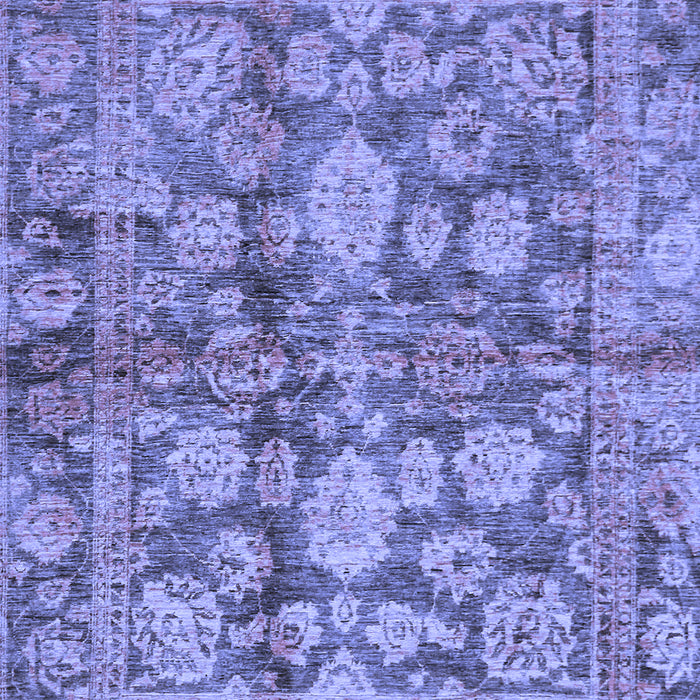 Machine Washable Oriental Blue Traditional Rug, wshabs692blu