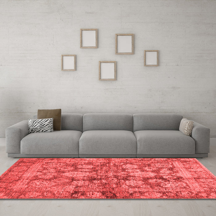 Traditional Red Washable Rugs