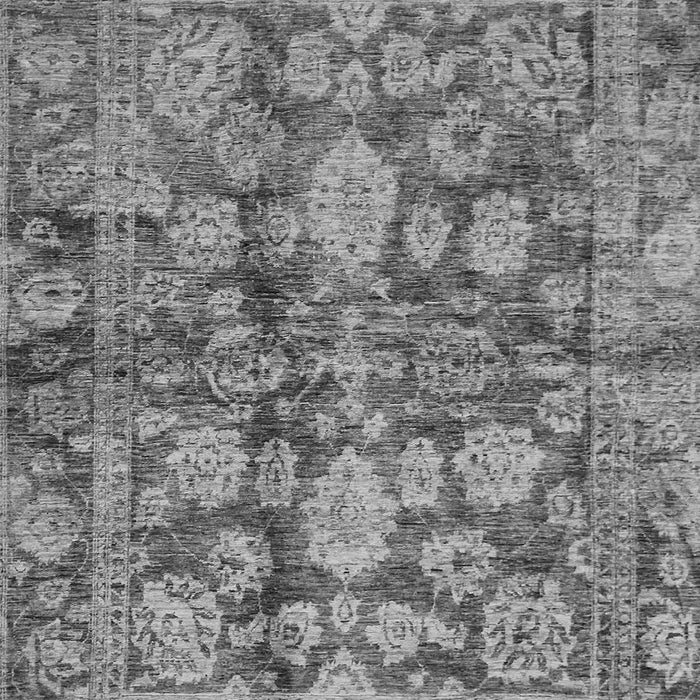 Machine Washable Oriental Gray Traditional Rug, wshabs692gry