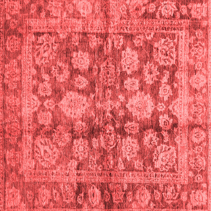 Machine Washable Oriental Red Traditional Rug, wshabs692red