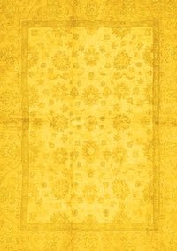 Oriental Yellow Traditional Rug, abs693yw