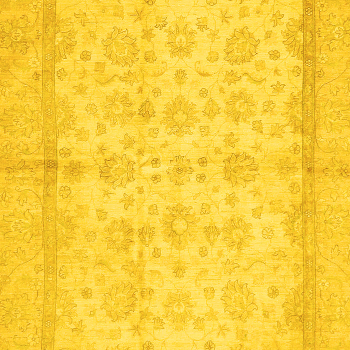 Oriental Yellow Traditional Rug, abs693yw