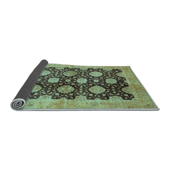 Sideview of Oriental Light Blue Traditional Rug, abs695lblu