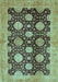 Oriental Light Blue Traditional Rug, abs695lblu