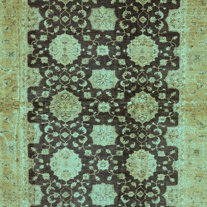 Oriental Light Blue Traditional Rug, abs695lblu