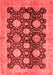 Oriental Red Traditional Area Rugs