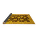 Sideview of Oriental Yellow Traditional Rug, abs695yw