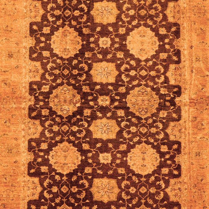 Oriental Orange Traditional Rug, abs695org