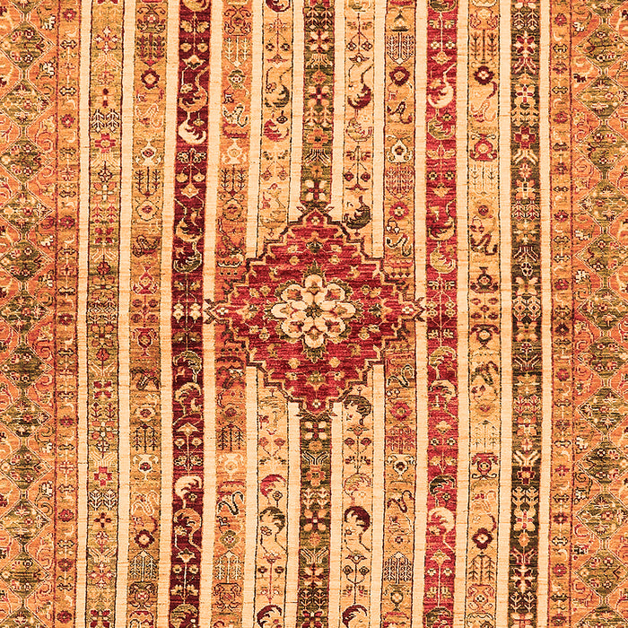 Machine Washable Abstract Orange Modern Area Rugs, wshabs696org