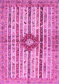 Abstract Pink Modern Rug, abs696pnk