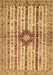 Machine Washable Abstract Brown Modern Rug, wshabs696brn