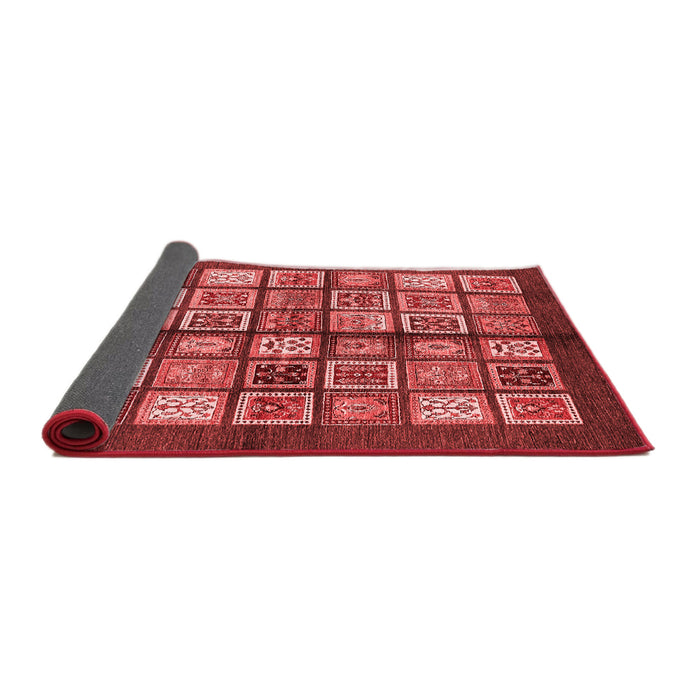 Abstract Red Modern Area Rugs