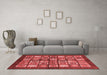 Modern Red Washable Rugs