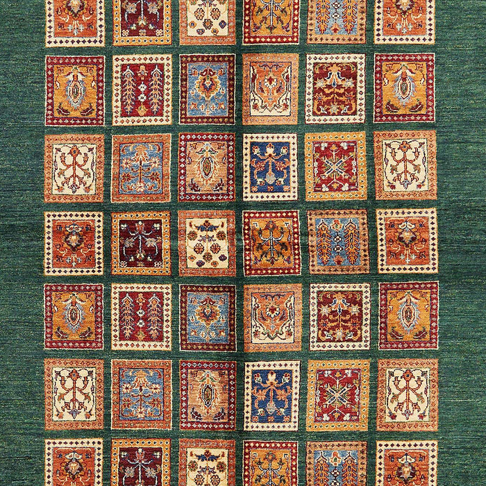 Machine Washable Abstract Bakers Brown Rug, wshabs697