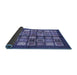 Sideview of Abstract Blue Modern Rug, abs697blu