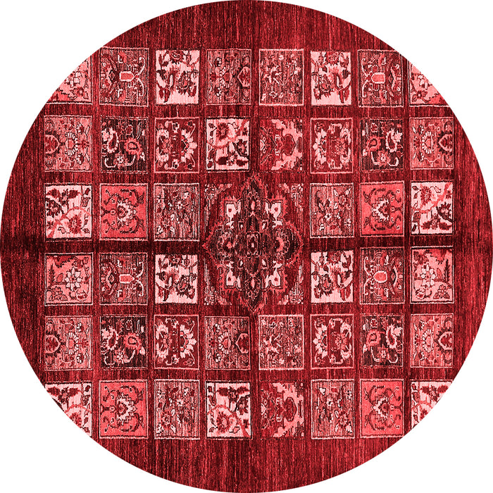 Machine Washable Abstract Red Modern Rug, wshabs698red