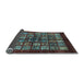 Sideview of Abstract Light Blue Modern Rug, abs698lblu