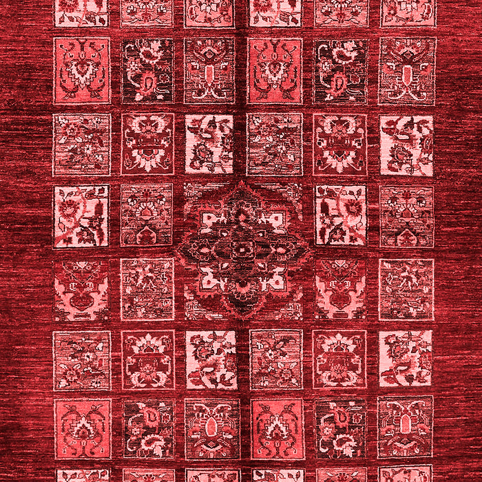 Abstract Red Modern Area Rugs