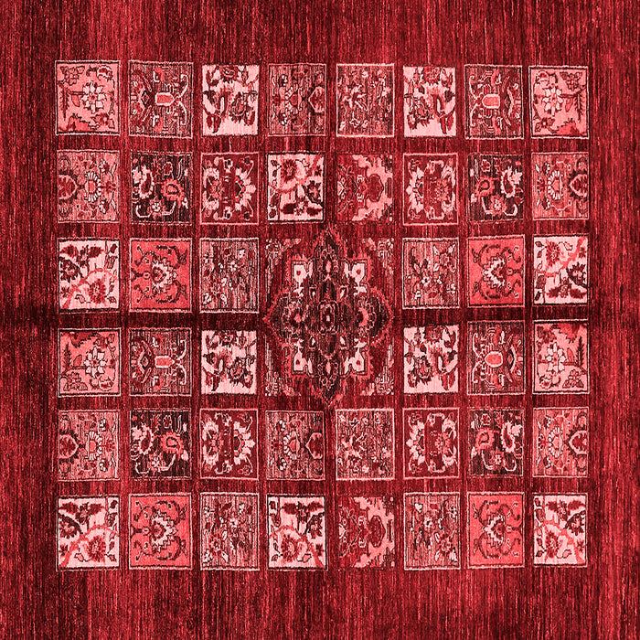 Abstract Red Modern Rug, abs698red