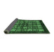 Sideview of Abstract Emerald Green Modern Rug, abs698emgrn