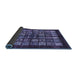 Sideview of Abstract Blue Modern Rug, abs698blu